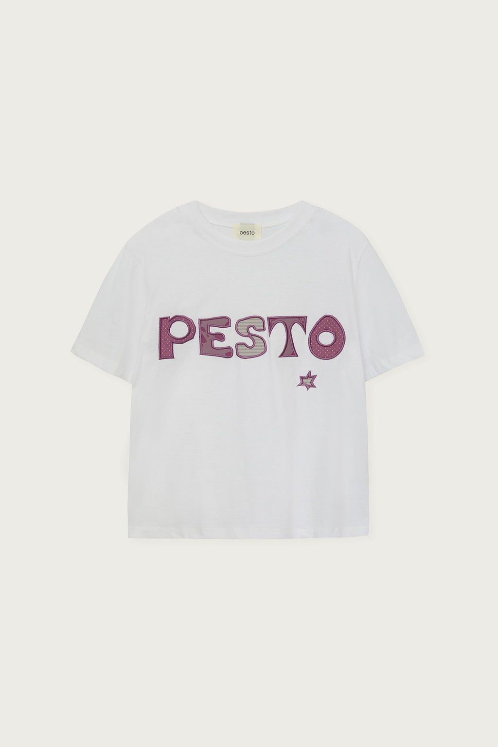 pesto PESTO PATCHWORK T-SHIRT VER2. ROSE