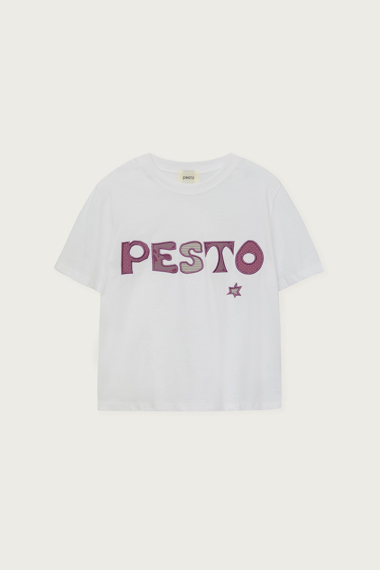 pesto PESTO PATCHWORK T-SHIRT VER2. ROSE