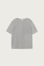 pesto [2nd reorder] DOT STRIPE DOUBLE SIDED T-SHIRT MOON