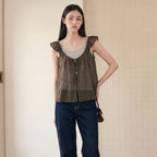 JUCYJUDY 2-in-1 see-a-blouse J1BL329H