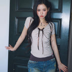 NEWALRIN Luna Summer Twisted Shirring Top (6Colors)