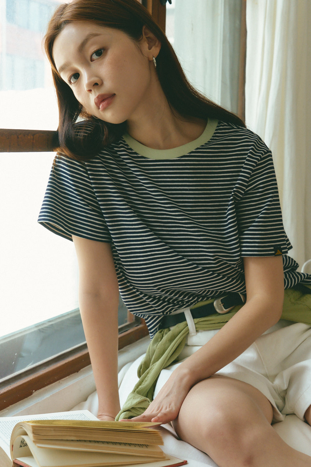 LE MONT ST MICHEL Le Mont Saint-Michel Cotton Stripe T-shirt_VER.2_2color