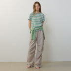 CITYBREEZE Multi-stripe short sleeve t-shirt_MINT