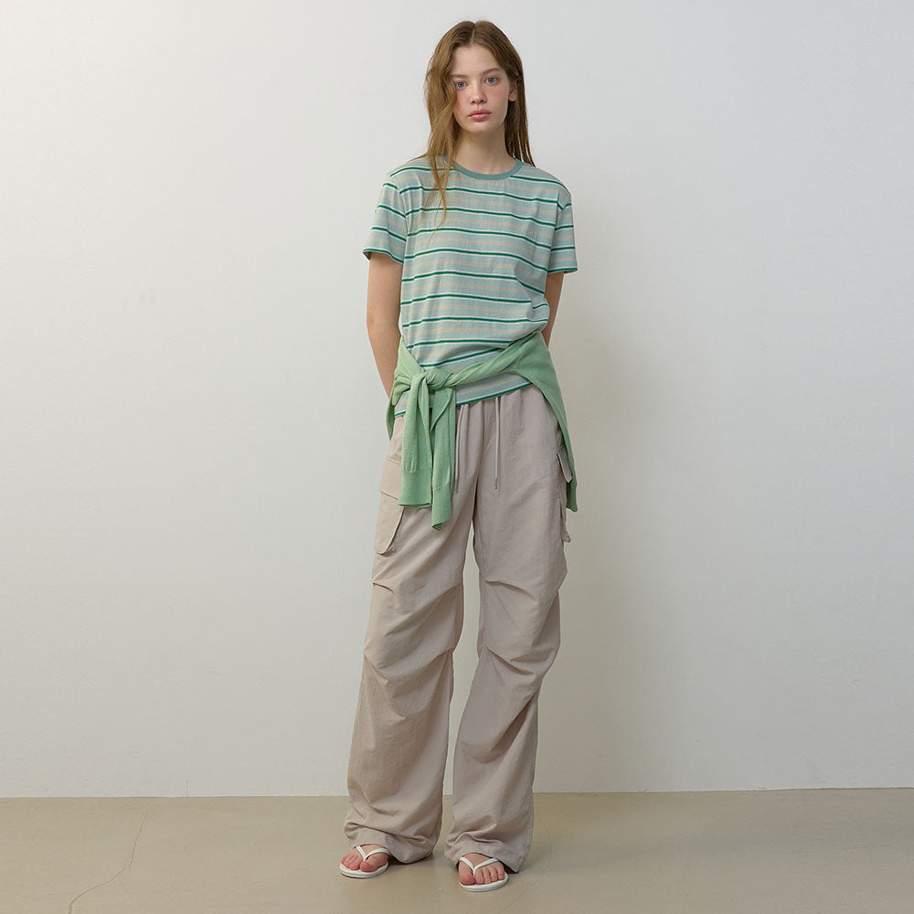 CITYBREEZE Multi-stripe short sleeve t-shirt_MINT