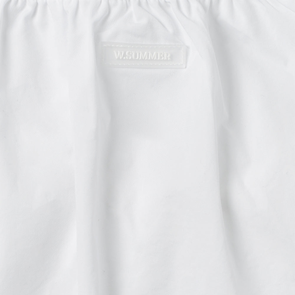 WITHOUTSUMMER Harbor ribbon blouse_ivory