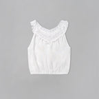 WITHOUTSUMMER Bella lace blouse_ivory