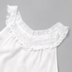 WITHOUTSUMMER Bella lace blouse_ivory