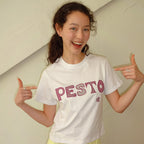 pesto PESTO PATCHWORK T-SHIRT VER2. ROSE