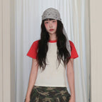 KIKOZY So Cute Raglan T-shirt_Red