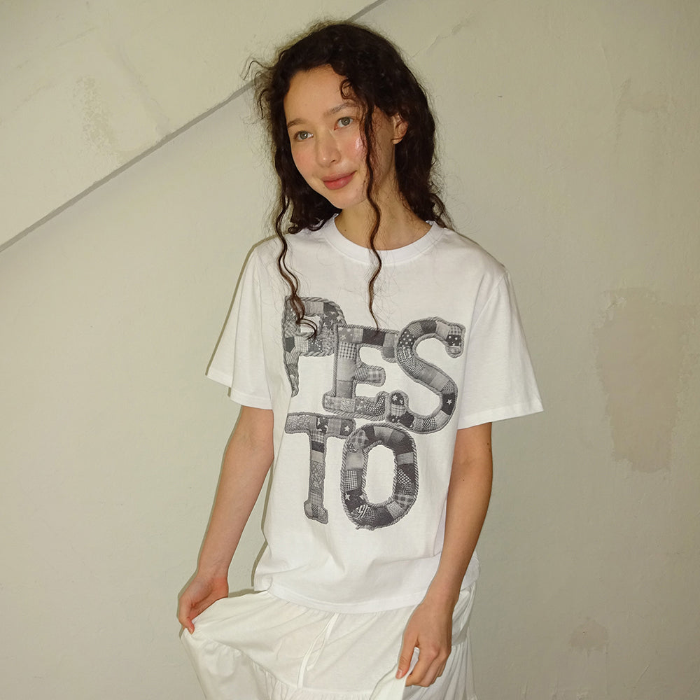 pesto PESTO ARTWORK T-SHIRT WHITE