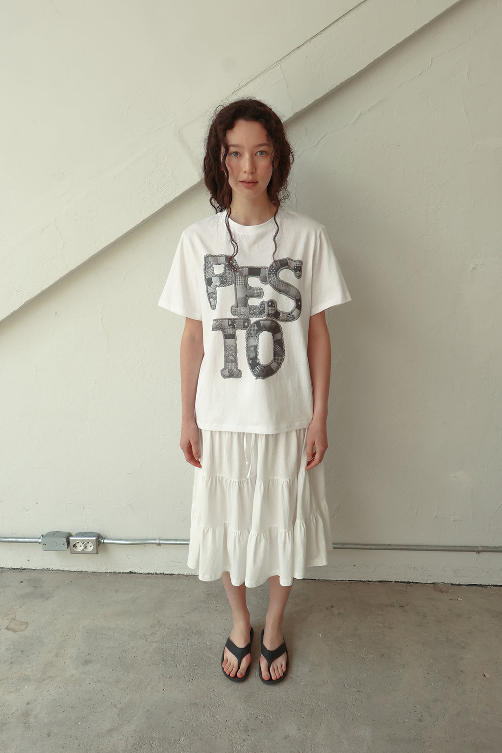 pesto PESTO ARTWORK T-SHIRT WHITE