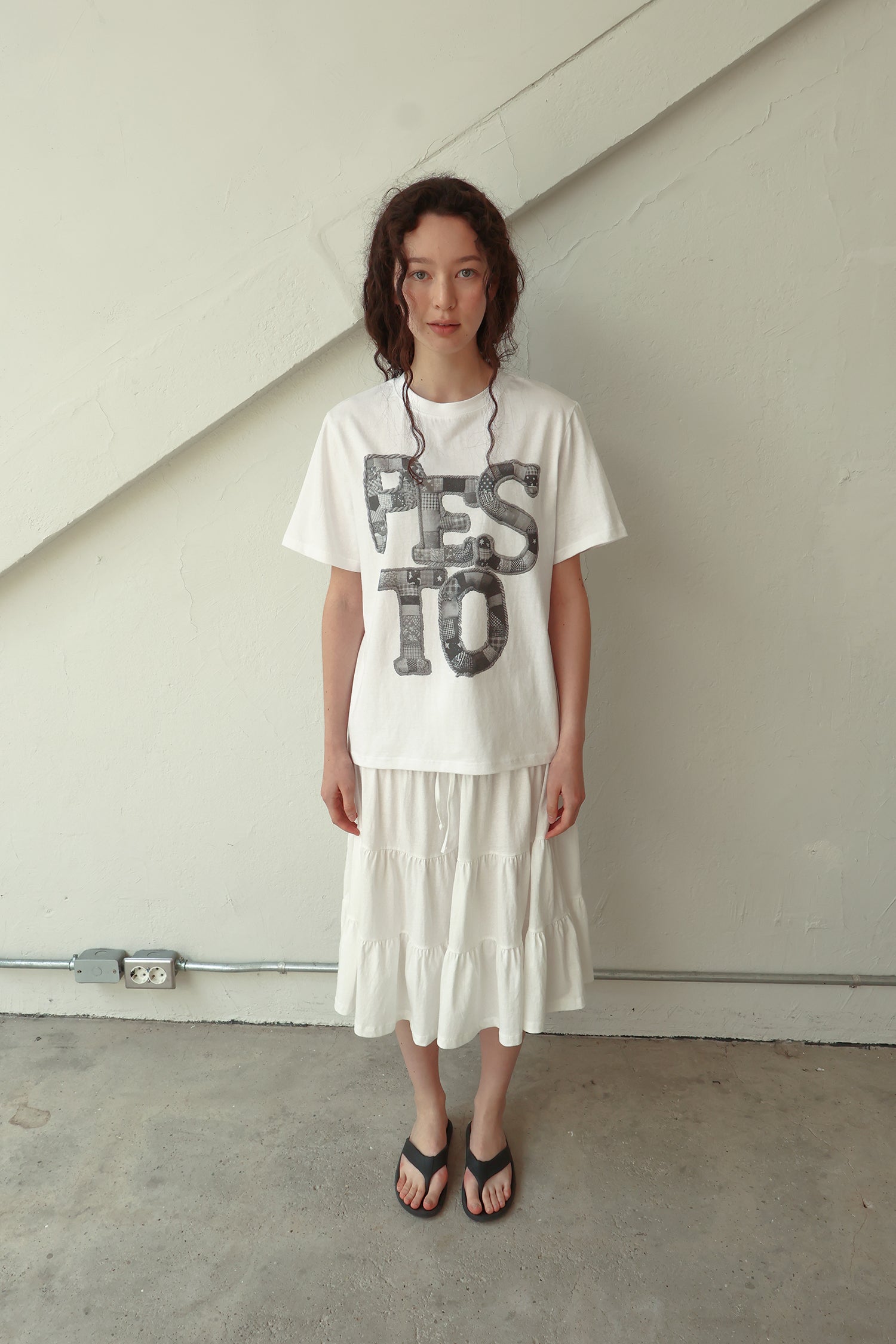 pesto PESTO ARTWORK T-SHIRT WHITE