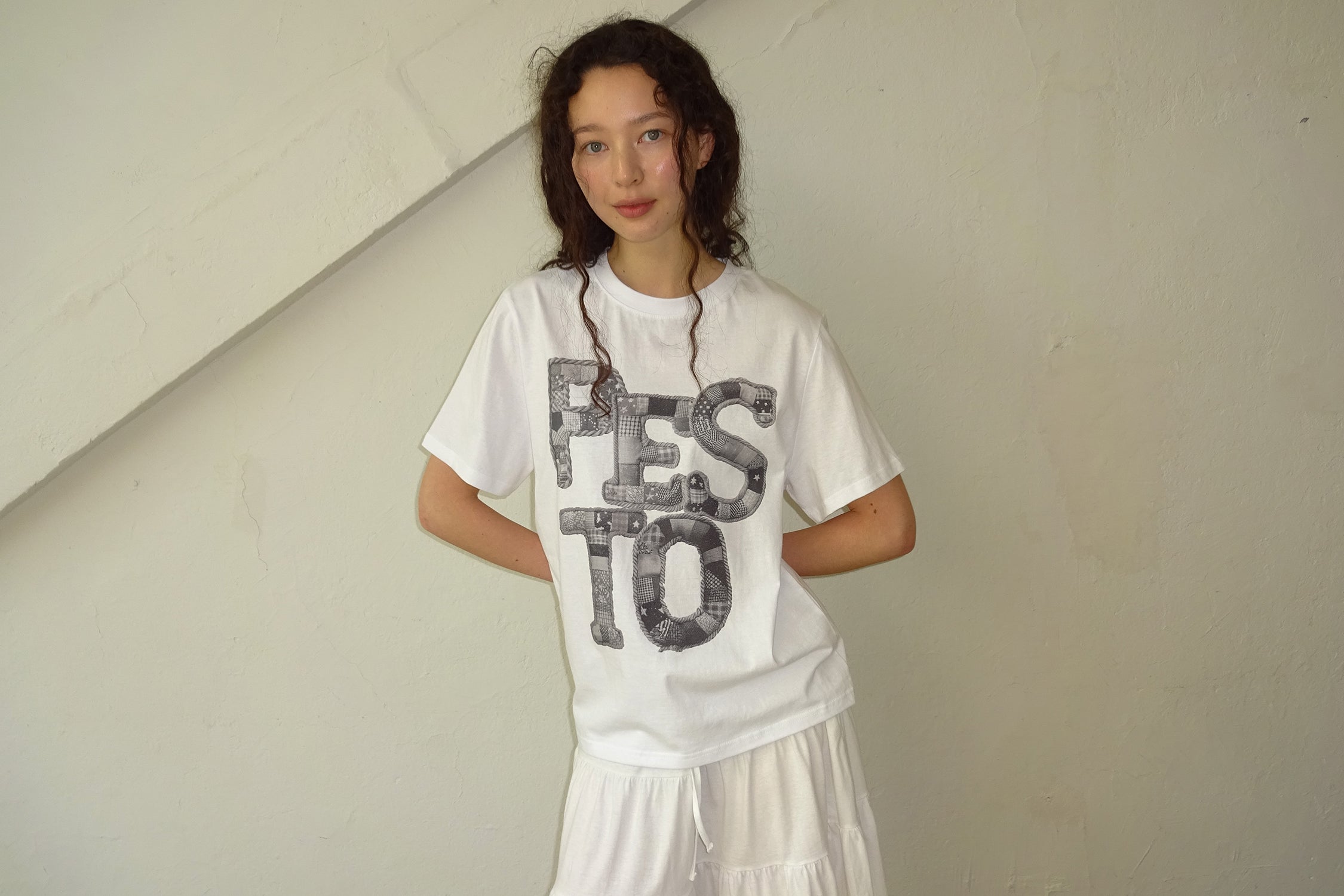 pesto PESTO ARTWORK T-SHIRT WHITE