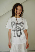 pesto PESTO ARTWORK T-SHIRT WHITE