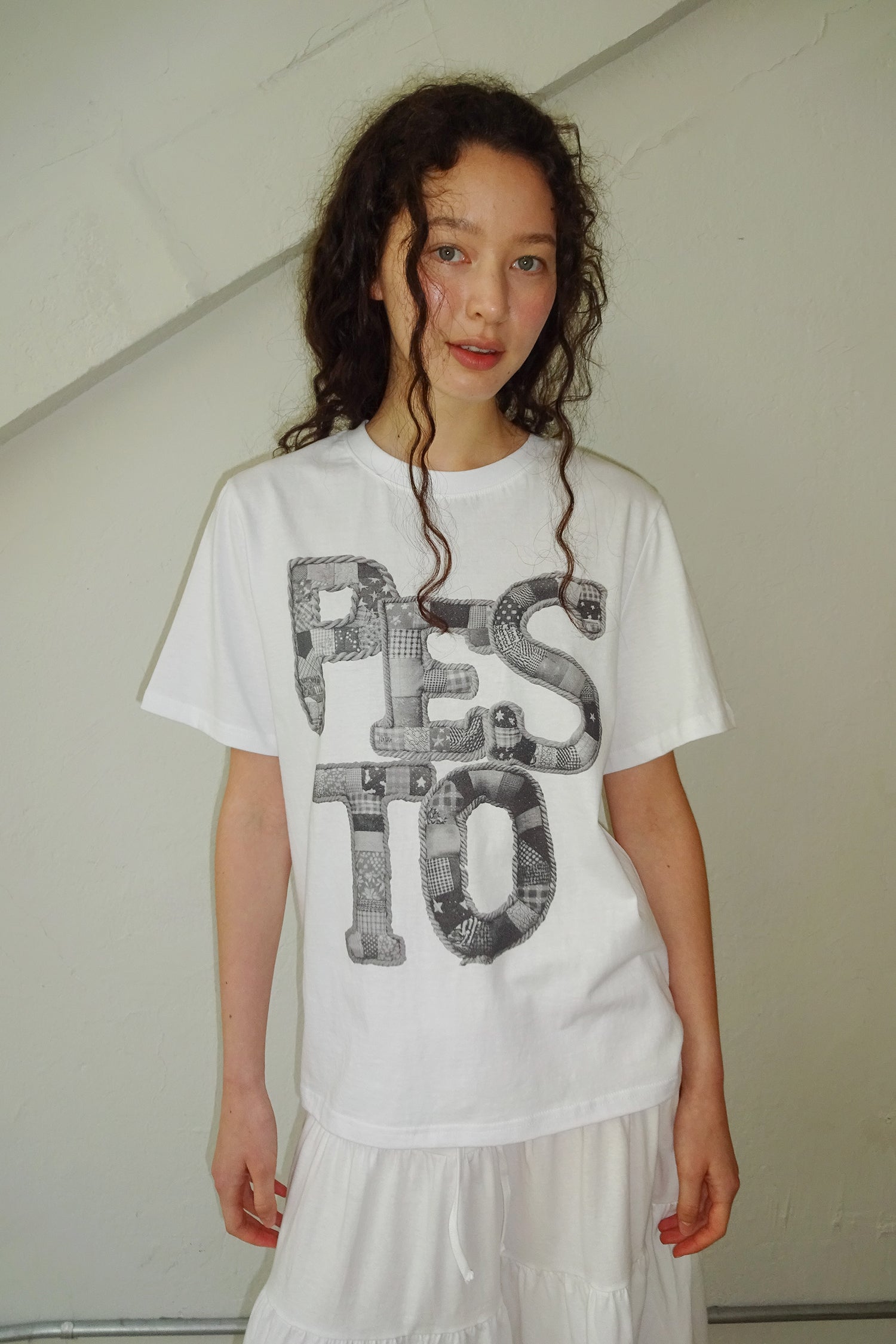 pesto PESTO ARTWORK T-SHIRT WHITE