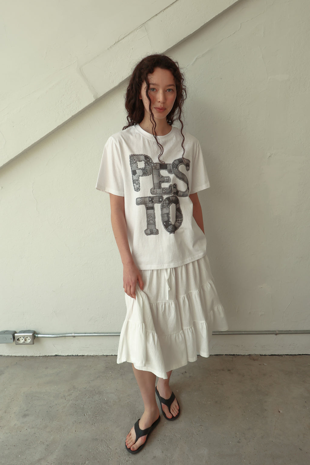 pesto PESTO ARTWORK T-SHIRT WHITE
