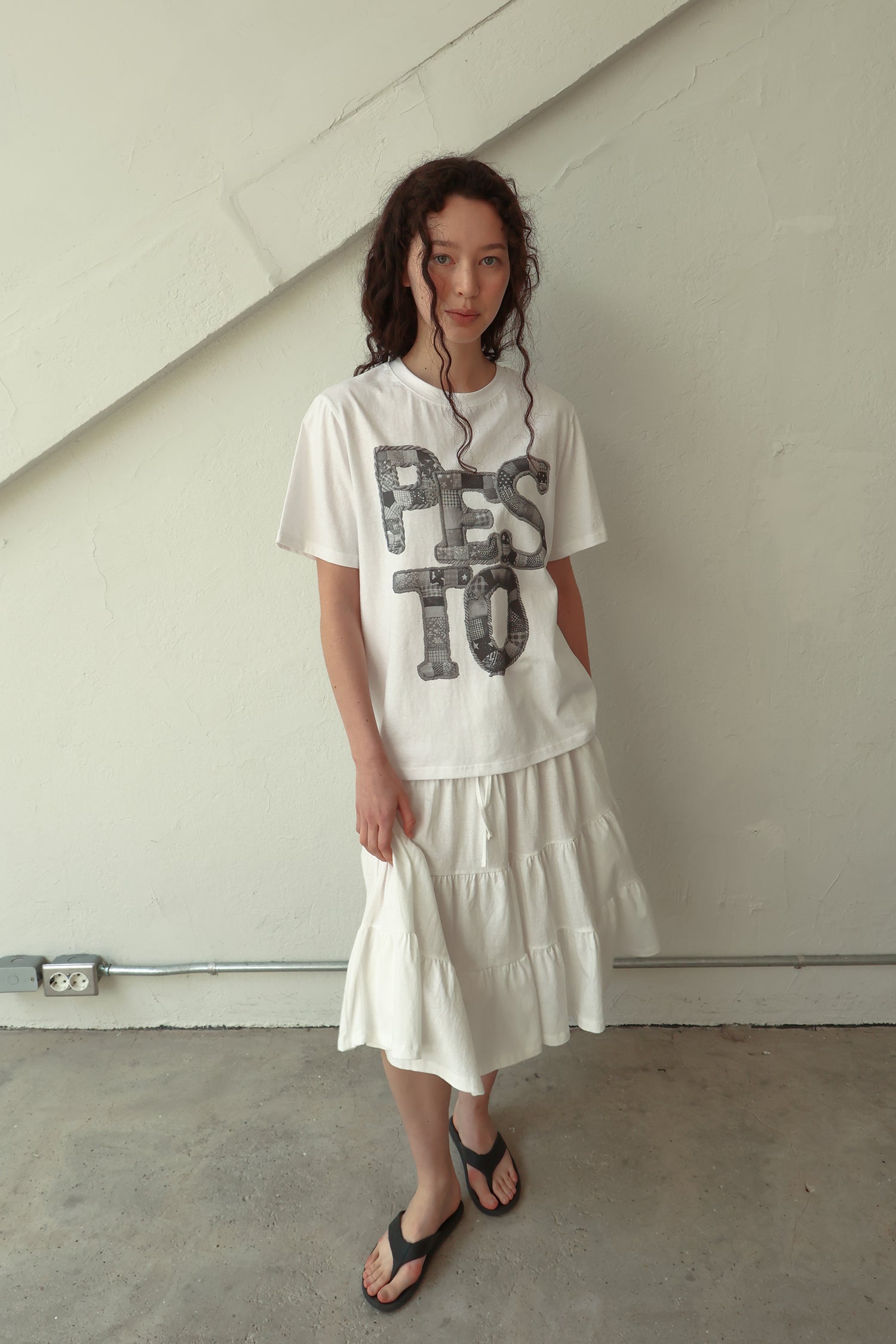 pesto PESTO ARTWORK T-SHIRT WHITE
