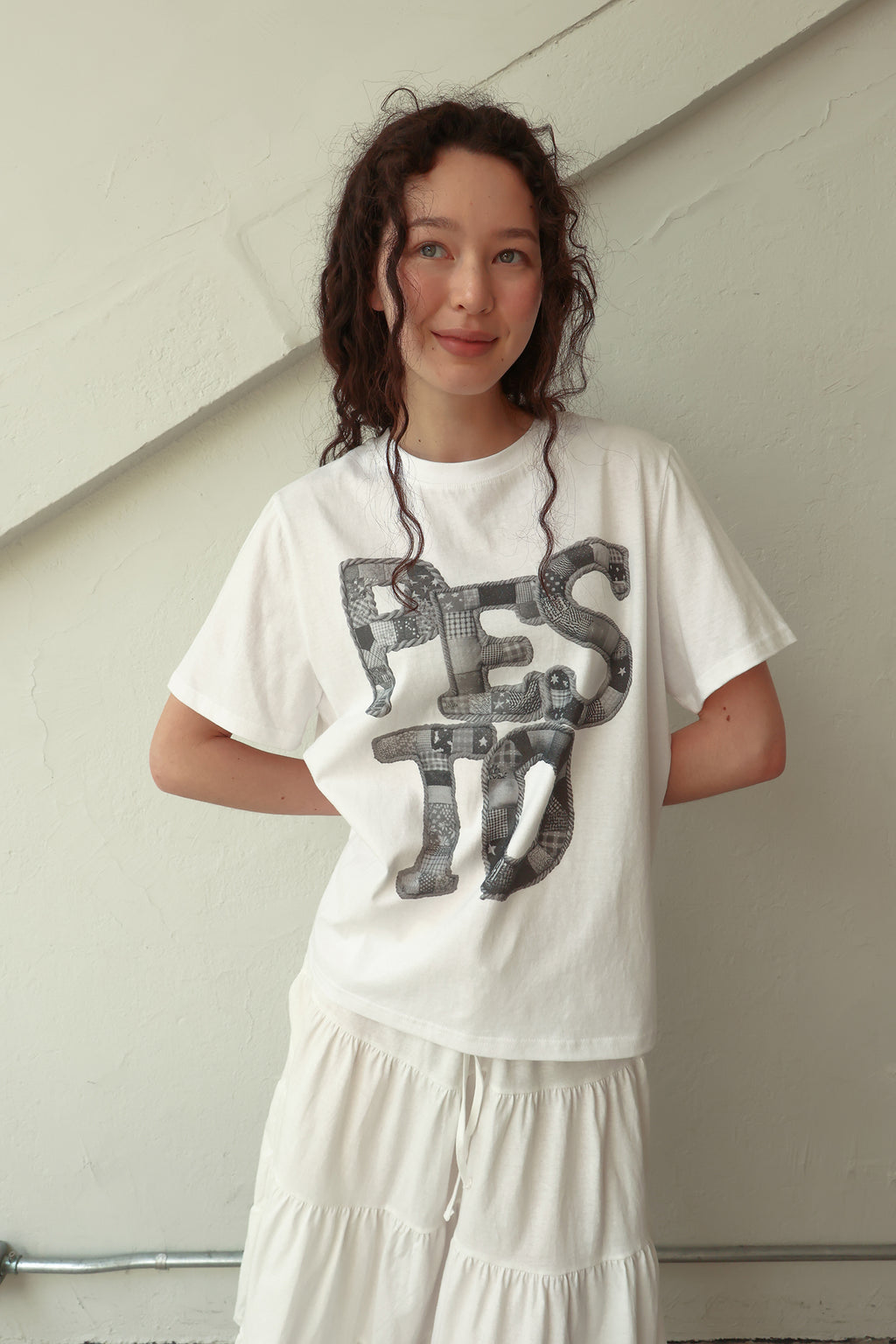 pesto PESTO ARTWORK T-SHIRT WHITE