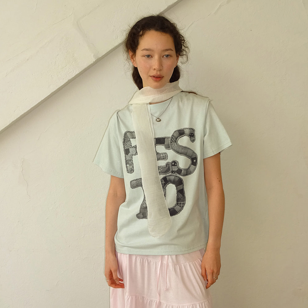 pesto PESTO ARTWORK T-SHIRT TEA