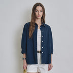 COSTUME O'CLOCK Washed Paper Long Sleeve Shirt 4 COLOR COWSH001