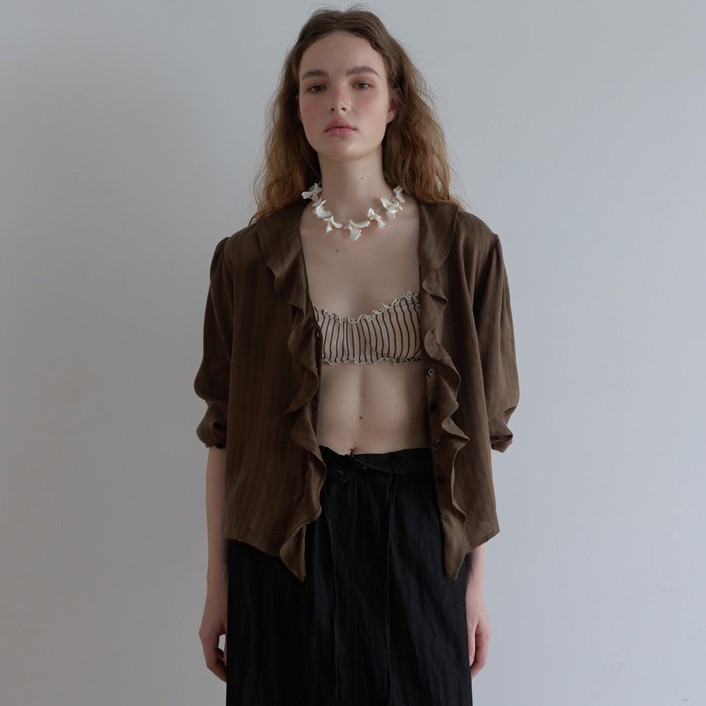 DILHOUETTE Soft Ruffle Blouse