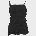 FLAREUP Organic Wrinkle Sleeveless (FL-179_Black)