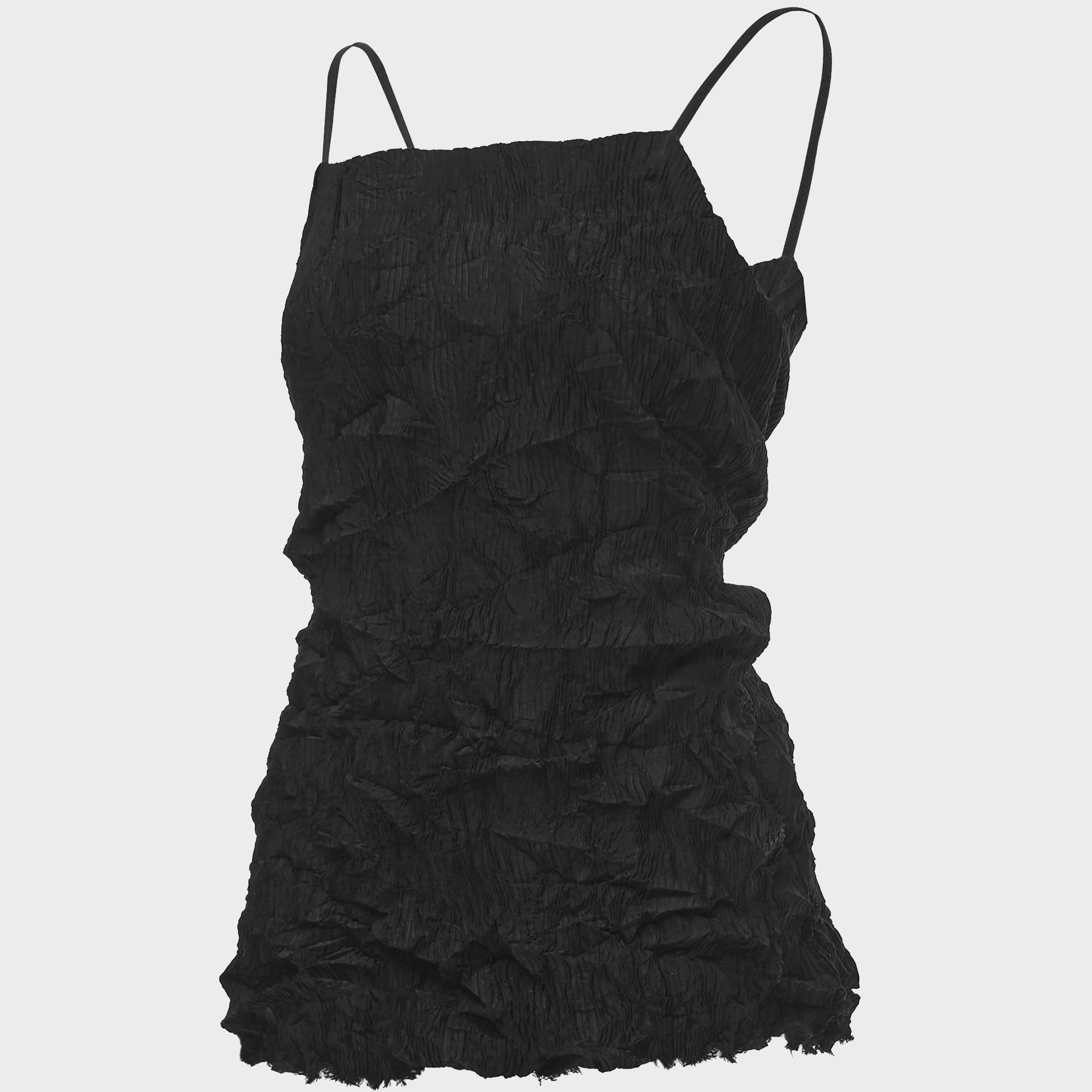 FLAREUP Organic Wrinkle Sleeveless (FL-179_Black)