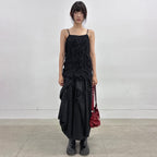 FLAREUP Organic Wrinkle Sleeveless (FL-179_Black)