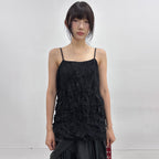 FLAREUP Organic Wrinkle Sleeveless (FL-179_Black)