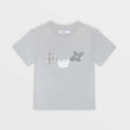 SAFARISPOT [Safarispot X Buoy] Flower Patch T-Shirt (Heather Gray)
