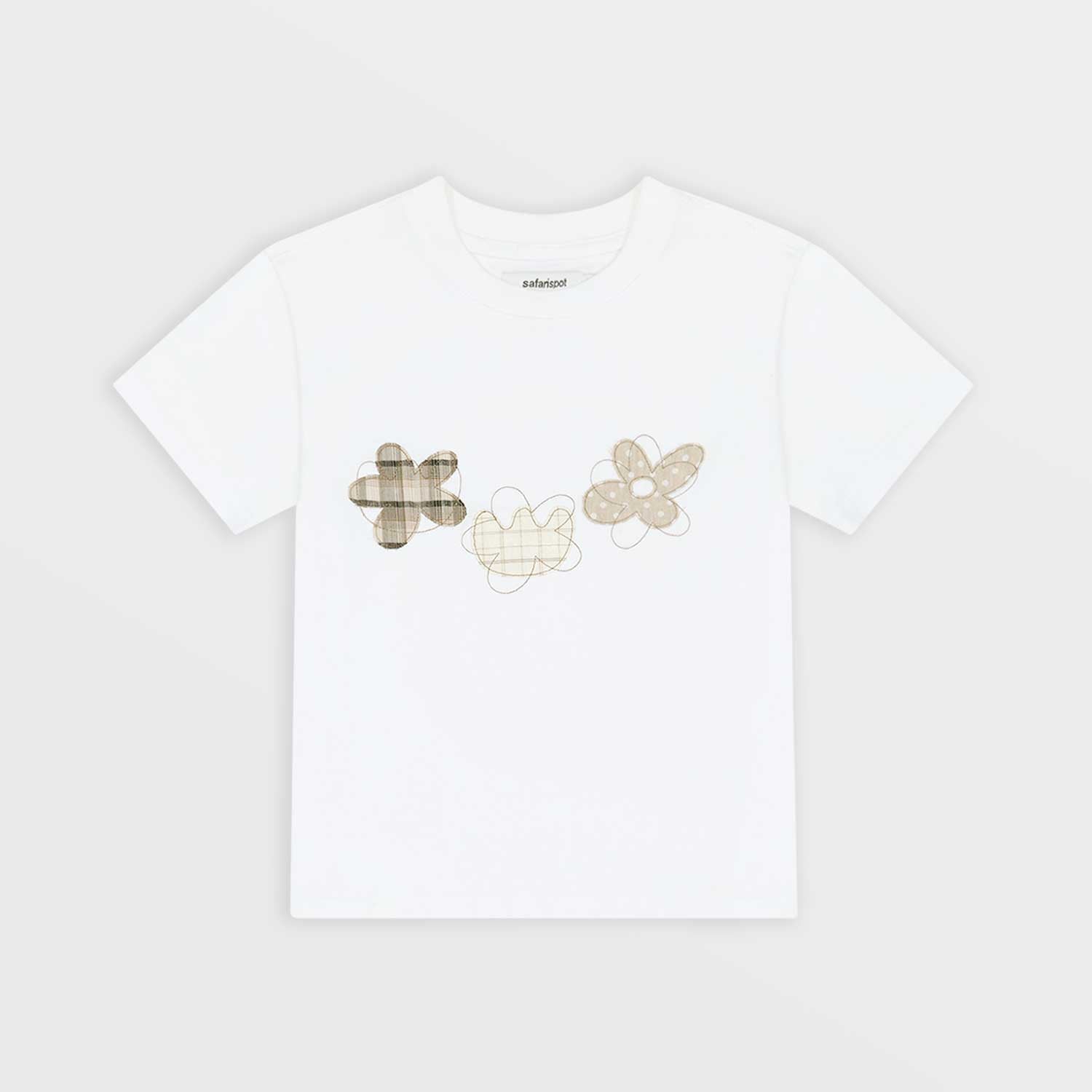 SAFARISPOT [Safarispot X Buoy] Flower Patch T-Shirt (White)