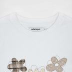 SAFARISPOT [Safarispot X Buoy] Flower Patch T-Shirt (White)