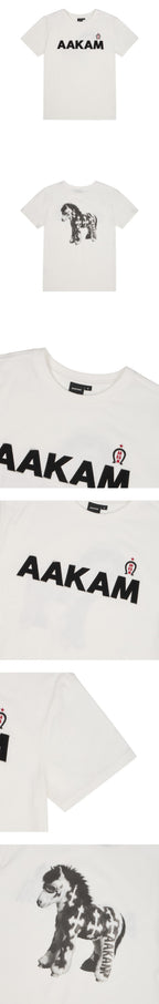 AAKAM AKM Horse Half Top (White)