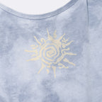 KIJIKO ke503. Vintage Sunset Sleeveless Blue
