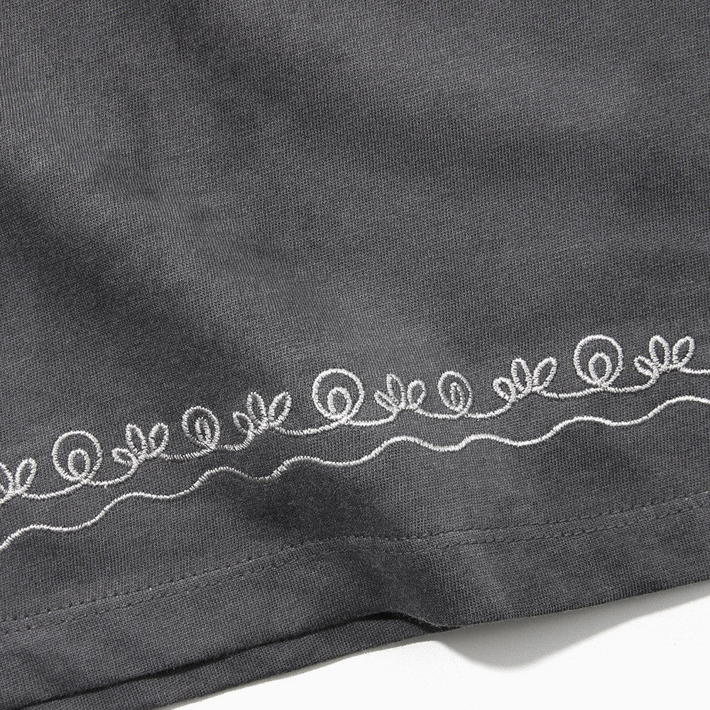 KIJIKO ke503. Vintage Sunset Sleeveless Charcoal