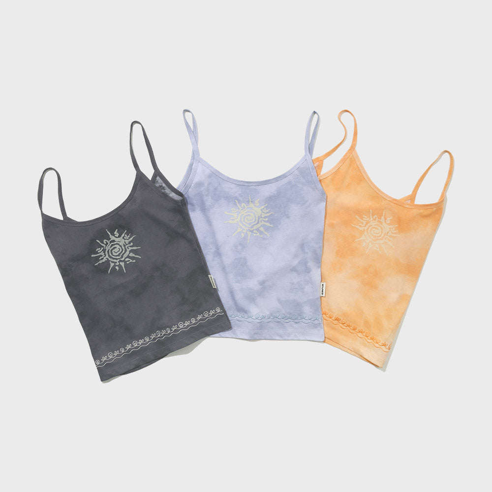 KIJIKO ke503. Vintage Sunset Sleeveless Orange