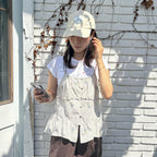 DEWL [Duelling] Flower check tank top LE_D262MSC152