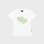 S'EST Twin Heart T-shirts White
