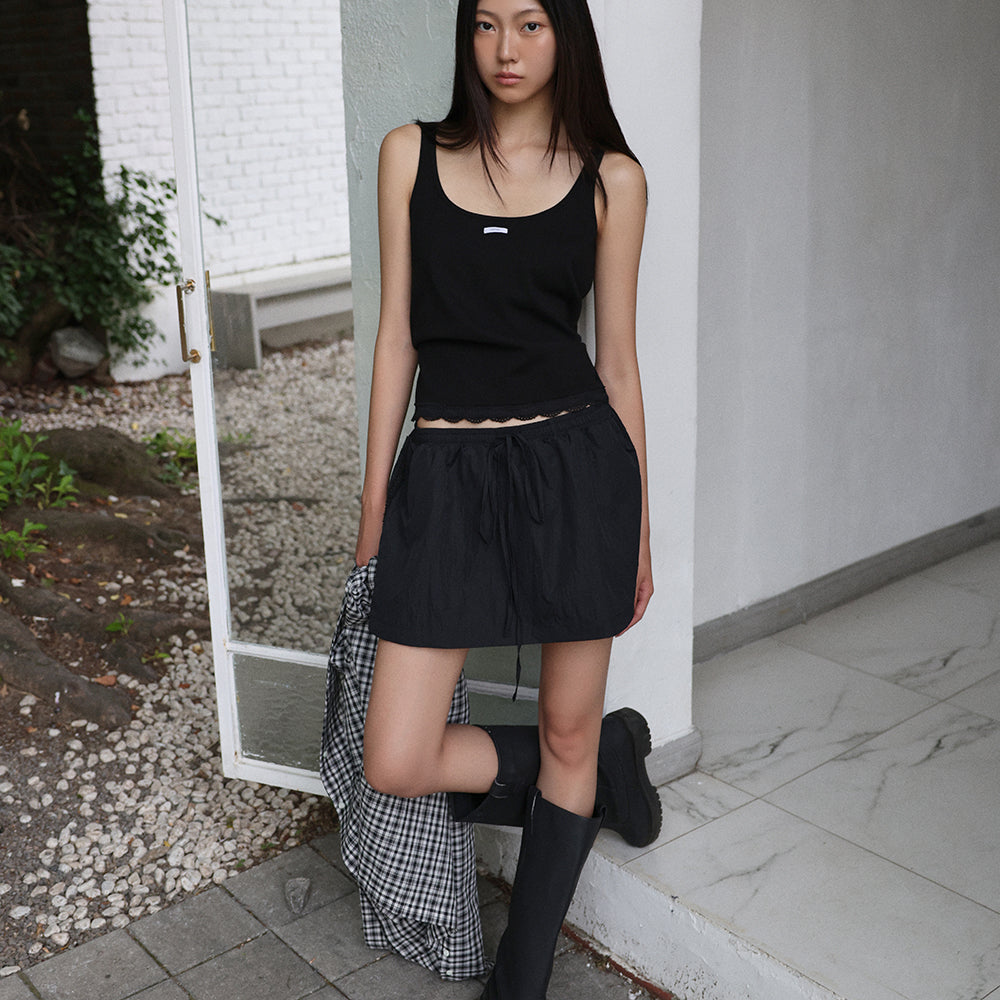LANGER [PLC] sherbet lace sleeveless top_4Colors