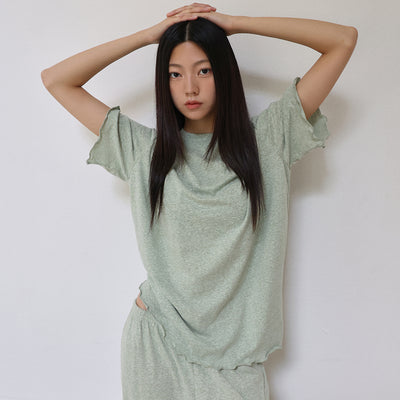 [PLC] cottoning label t-shirt_5Colors