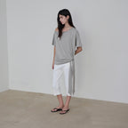 GARDER [2nd]Knot Off Tee (Khaki Beige)