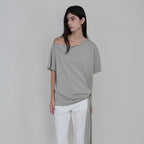 GARDER [2nd]Knot Off Tee (Khaki Beige)