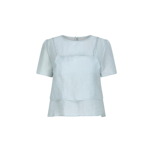 JJ JIGOTT (JJ Gogot) Wrinkle blouse + bustier set GS6P0BLW61