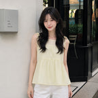 JJ JIGOTT (JJ Gogot) Ribbon shirring sleeveless blouse GS7P0BL711