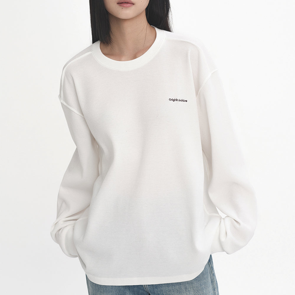 ORIGHH Waffle MI graphic overfit long sleeve_unisex (2 sizes)