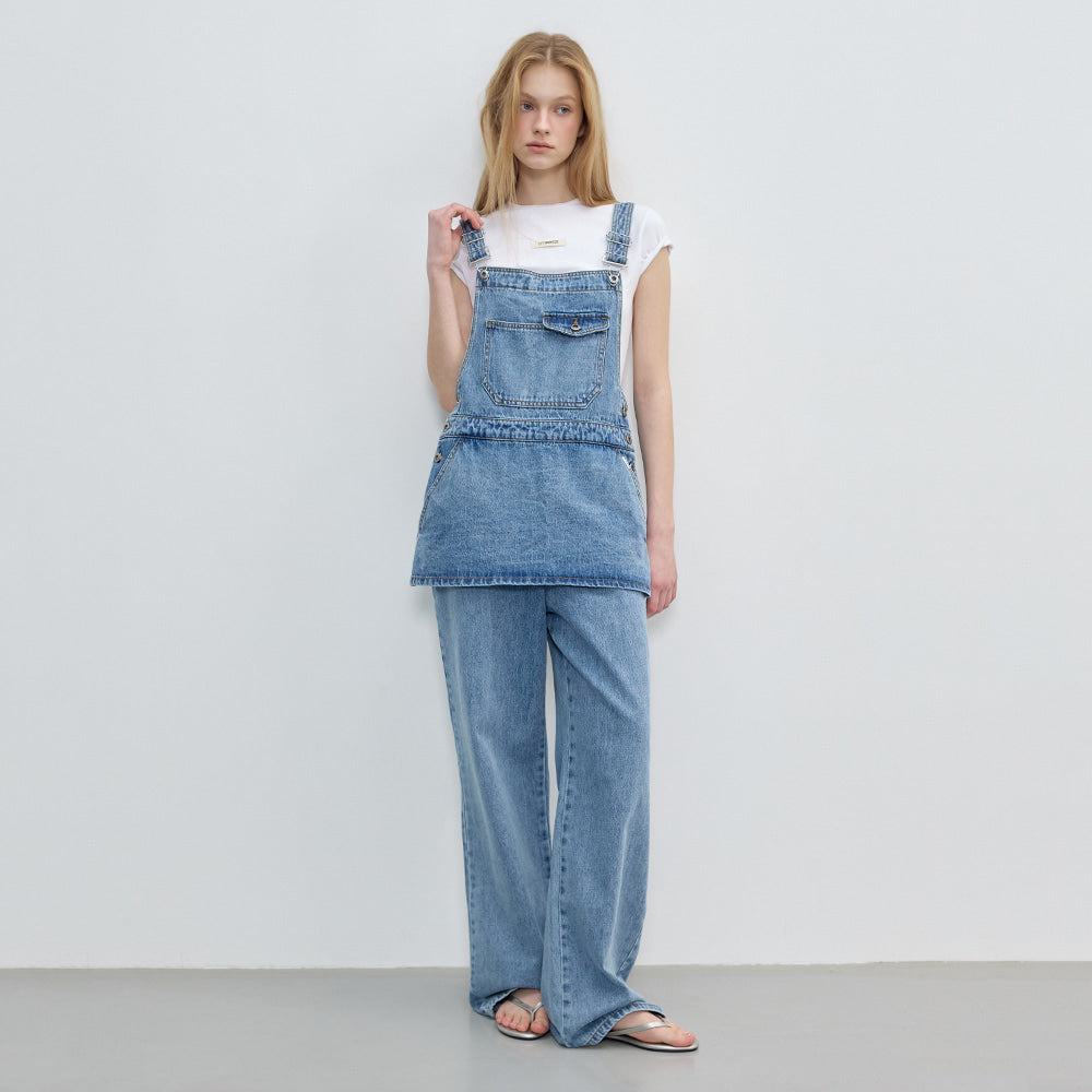 CITYBREEZE CITYBREEZE Denim Layered Overalls