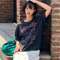 GNOHNOEY [4th] [Hanbit pick] Wild Heart Pigment Printing Tee (Charcoal)