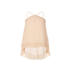 sincethen bubble sleeveless blouse