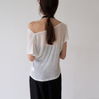 TORTE [2nd]Pleats Drape Top Ivory