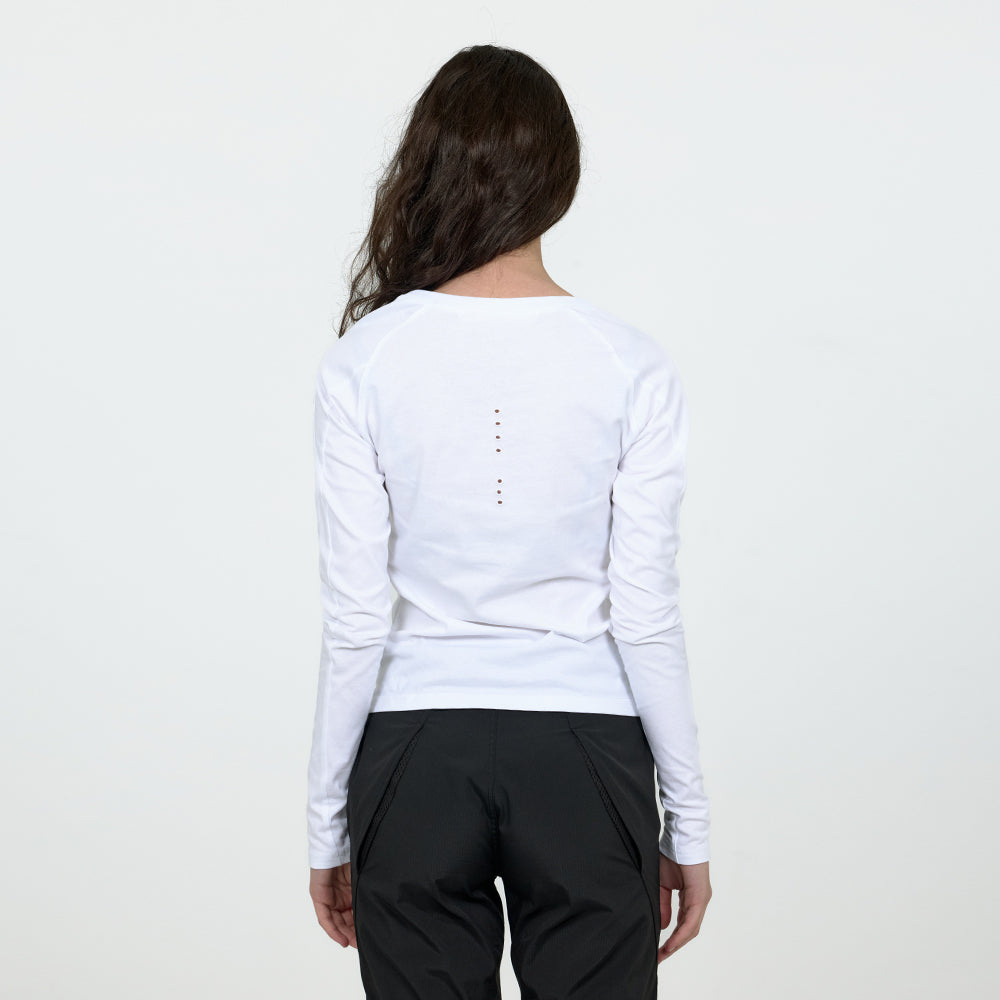 PLASTIC PRODUCT MPa VENT LONG SLEEVE WOMEN (WHITE)